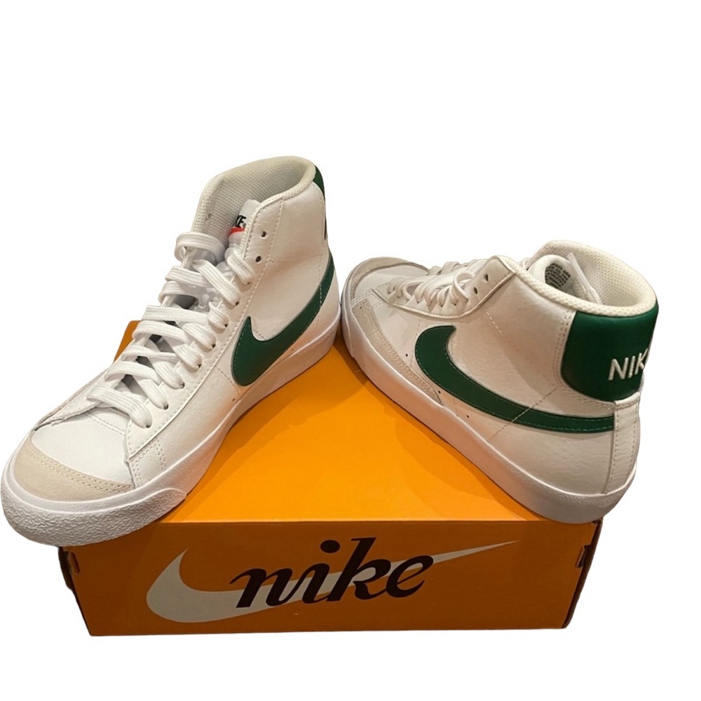NIKE BLAZER MID 77 (GS) White & Green